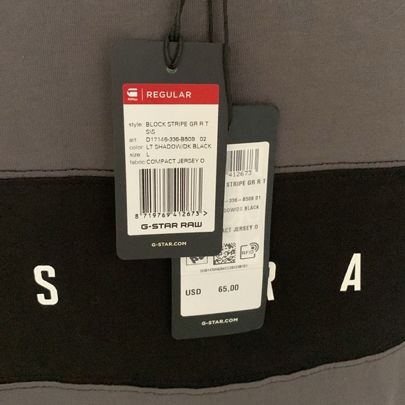 G-Star Raw Block Stripe T - Picture 3 of 4